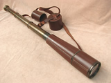 Broadhurst Clarkson 3 draw field telescope retailed by H Salanson & Co. 